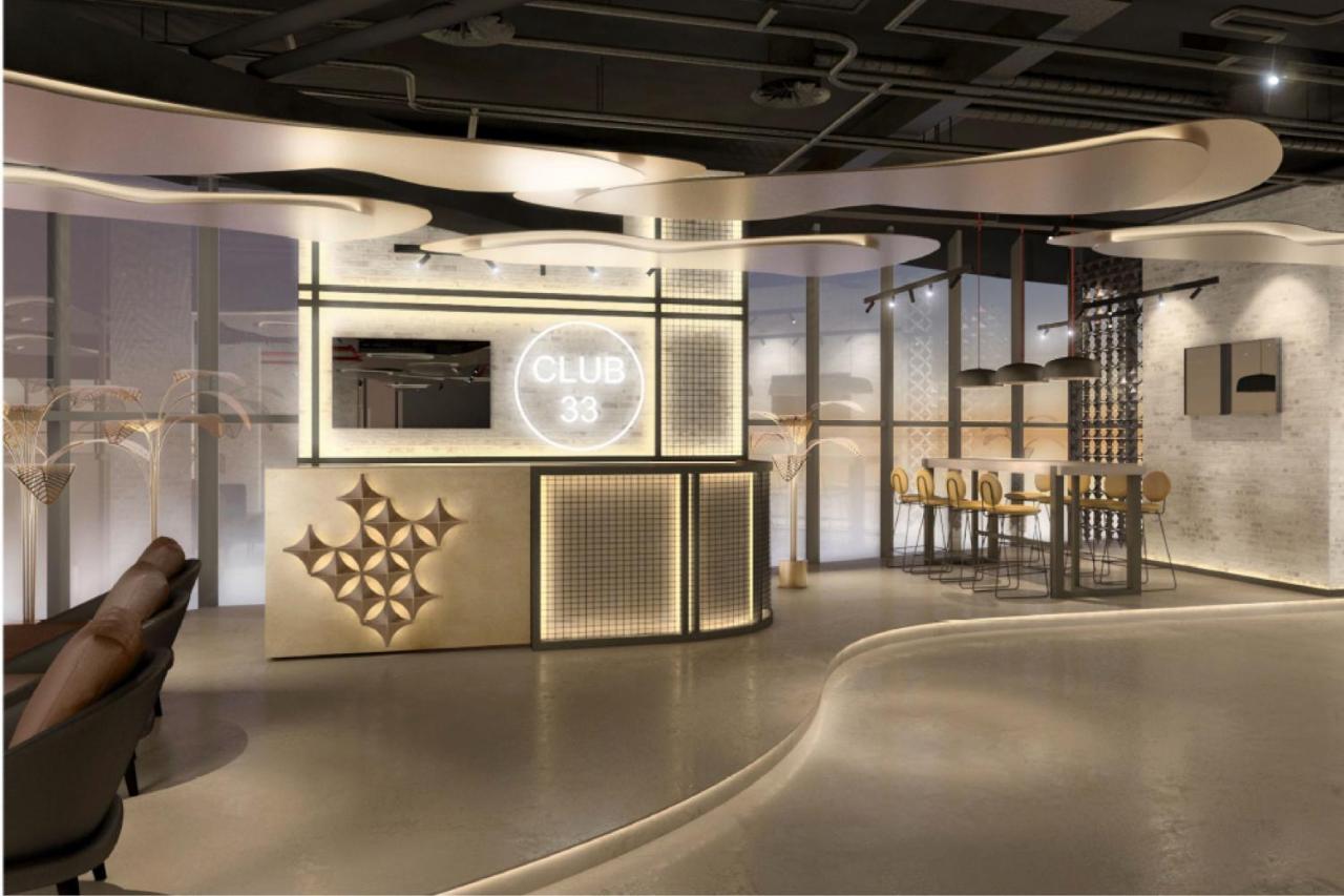 Element By Westin West Bay Doha 호텔 외부 사진 The lounge at the airport