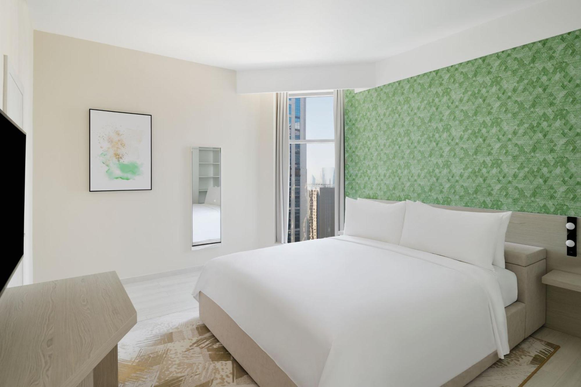Element By Westin West Bay Doha 호텔 외부 사진 A bedroom
